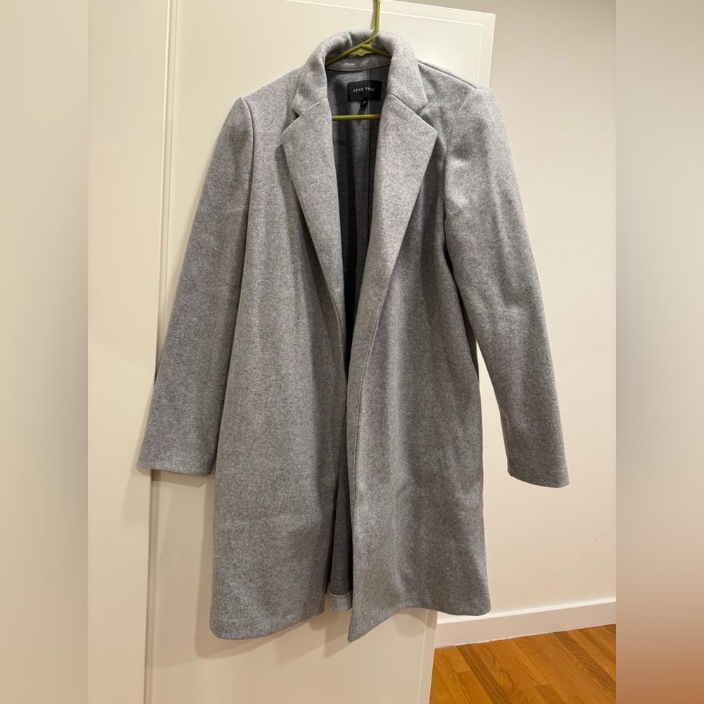 Long grey topcoat